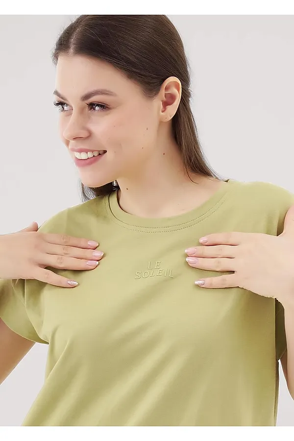 Платье CLEVER, хаки - фото 2