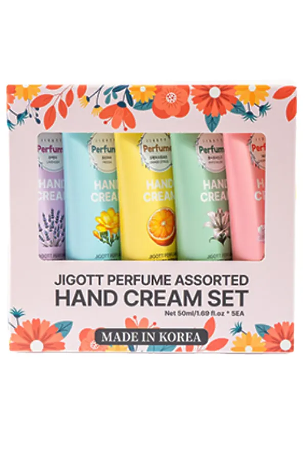 Jigott Набор парфюмированных кремов для рук / Perfume Assorted Hand Cream Set Of 5, 50 мл x 5 KRISTALLER, мульти - фото 2