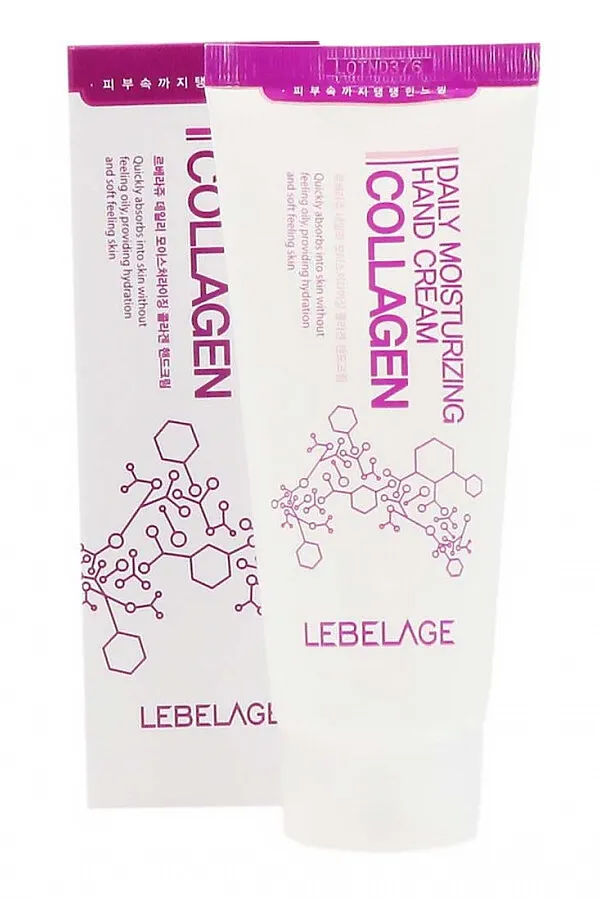 Lebelage Увлажняющий крем для рук с коллагеном / Daily Moisturizing Collagen Hand Cream, 100 мл KRISTALLER, белый - фото 2