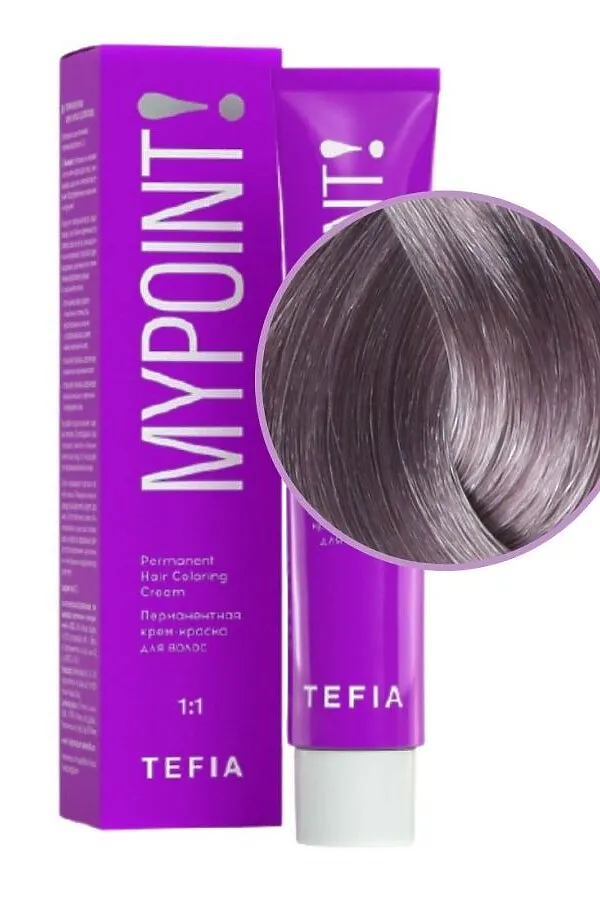 TEFIA Mypoint 8.17 Гель-краска для волос тон в тон / Светлый блондин пепельно-фиолетовый, безаммиачная, 60 мл KRISTALLER, светлый блондин пепельно-фиолетовый - фото 2