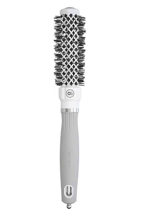 Olivia Garden Термобрашинг для укладки волос / Expert Blowout Grip White & Grey, 25 мм, бело-серый KRISTALLER, бело-серый - фото 2
