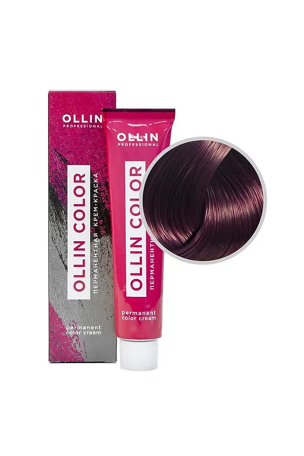 Ollin Перманентная крем-краска для волос / Color 6/22, 60 мл KRISTALLER, color 6/22 - фото 2