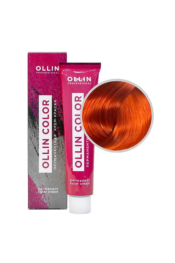 Ollin Перманентная крем-краска для волос / Color 8/4, 60 мл KRISTALLER, color 8/4 - фото 2