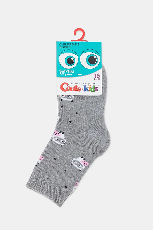 Носки CONTE KIDS, серый - фото 2