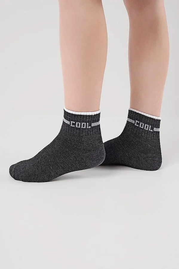 Носки CLEVER, меланж т.серый - фото 2