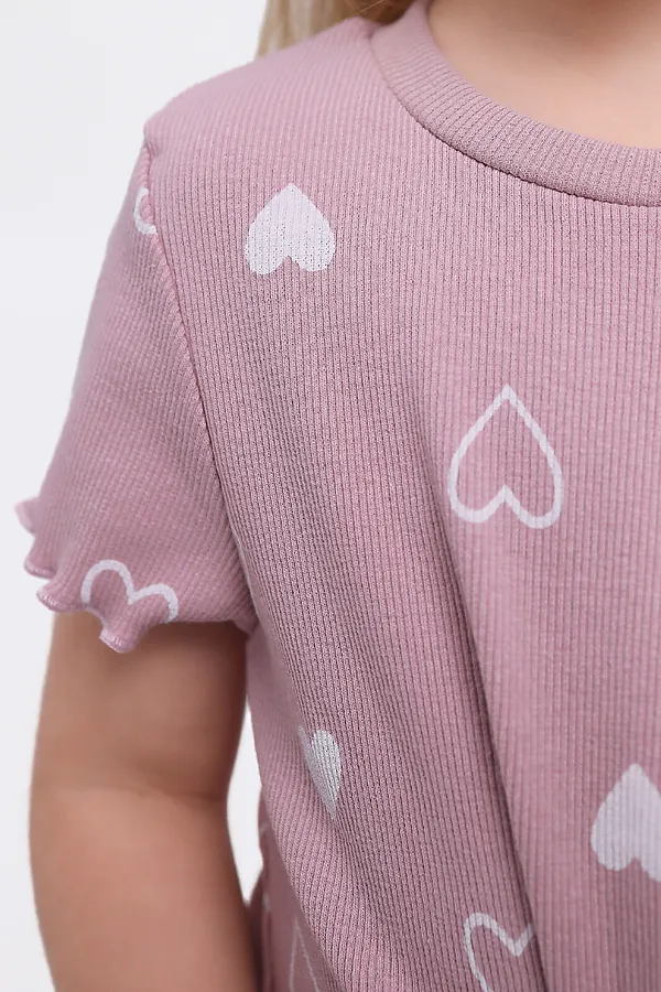 Комплект (Шорты+Футболка) YOULALA, розовый - фото 2