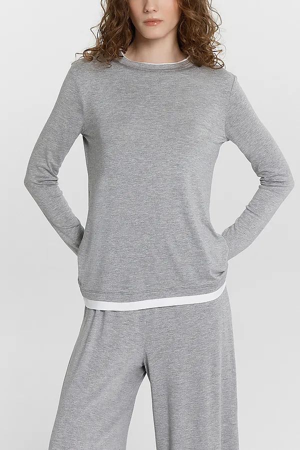 Комплект (Джемпер+Брюки) MARK FORMELLE, средне -серый меланж 4425-в - фото 2