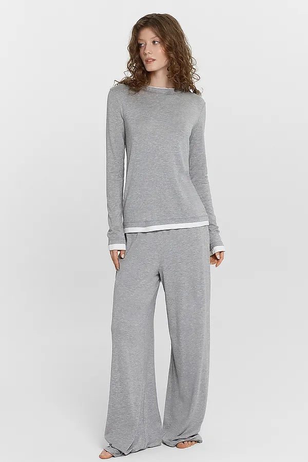 Комплект (Джемпер+Брюки) MARK FORMELLE, средне -серый меланж 4425-в - фото 2