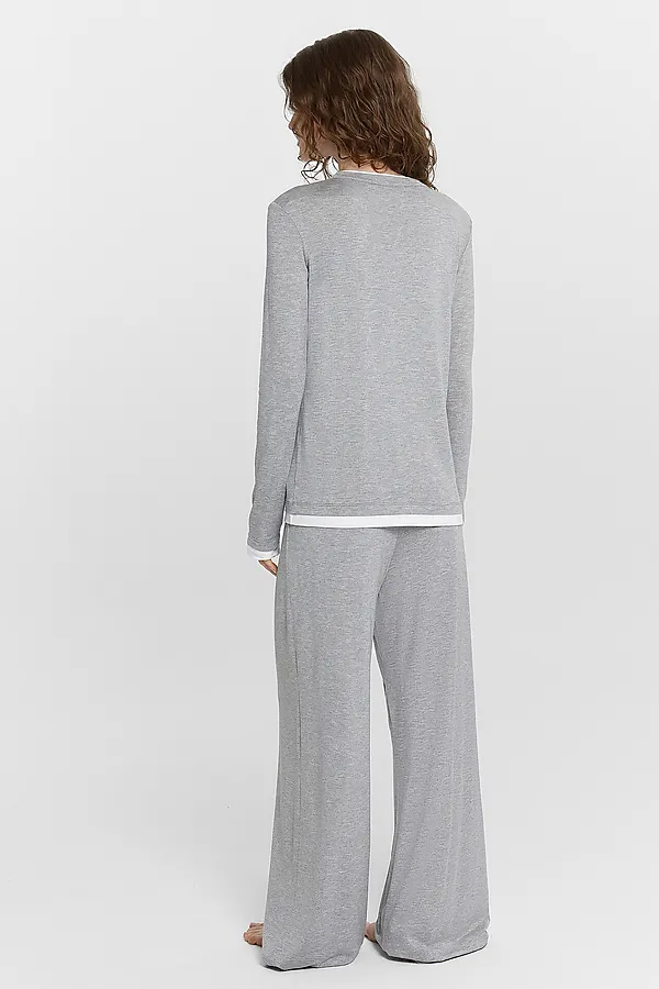 Комплект (Джемпер+Брюки) MARK FORMELLE, средне -серый меланж 4425-в - фото 2