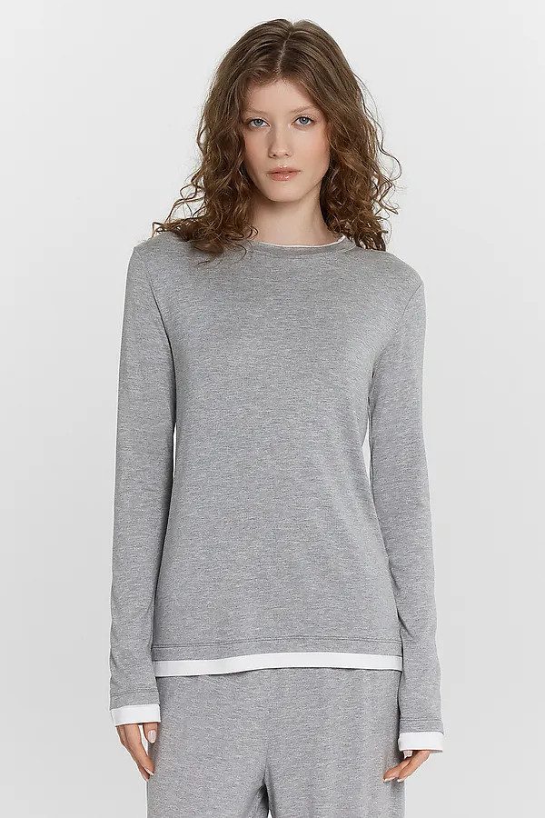 Комплект (Джемпер+Брюки) MARK FORMELLE, средне -серый меланж 4425-в - фото 2