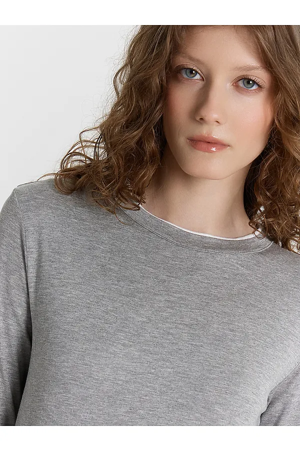 Комплект (Джемпер+Брюки) MARK FORMELLE, средне -серый меланж 4425-в - фото 2