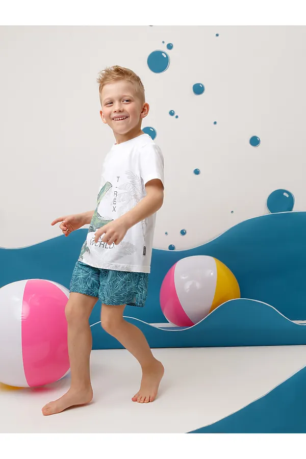 Плавательные шорты CROCKID, т.джинсовый - фото 2
