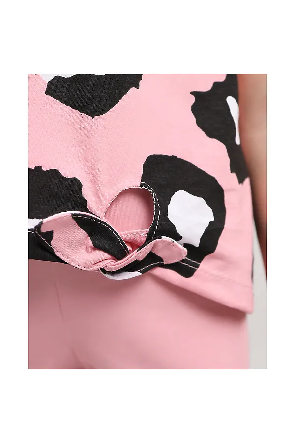 Комплект (Футболка+Шорты) YOULALA, розовый - фото 2