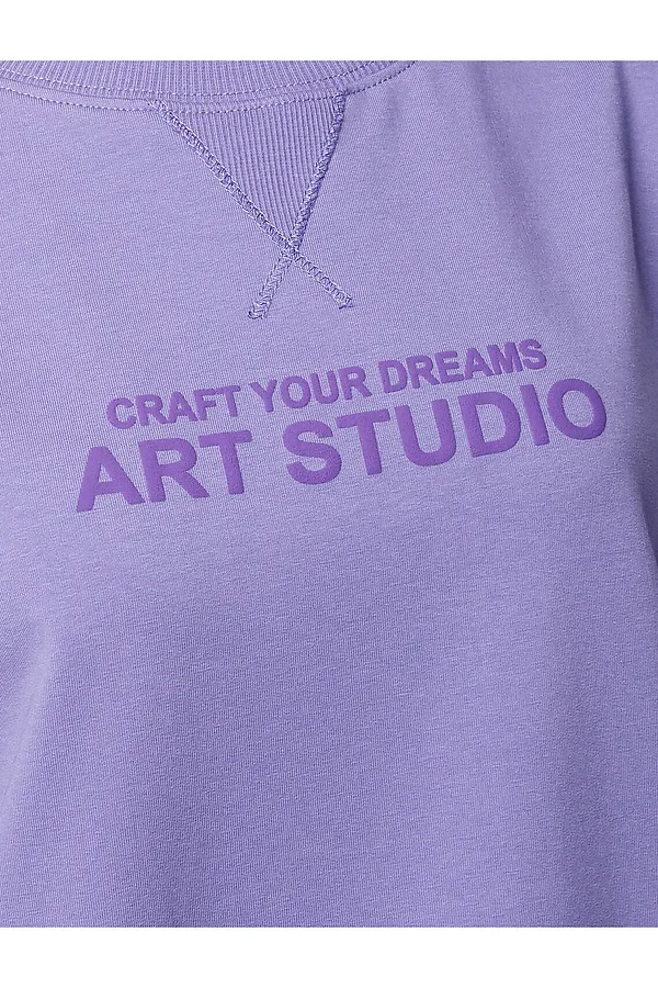 Футболка VILATTE, лавандовый_art studio - фото 2
