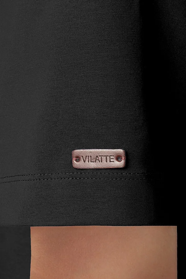 Футболка VILATTE, черный_карта - фото 2