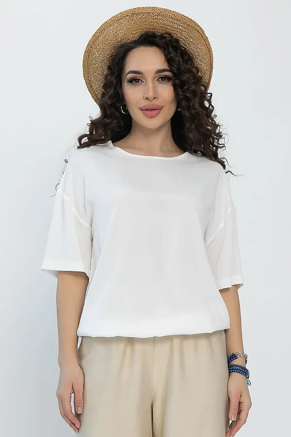 Блуза LADY TAIGA, белая - фото 2