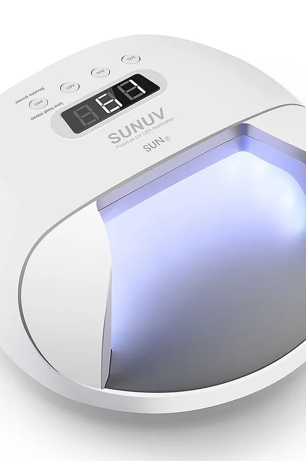 SUNUV Лампа для маникюра UV/LED 7, 24/48 Вт, белый KRISTALLER, белый - фото 2