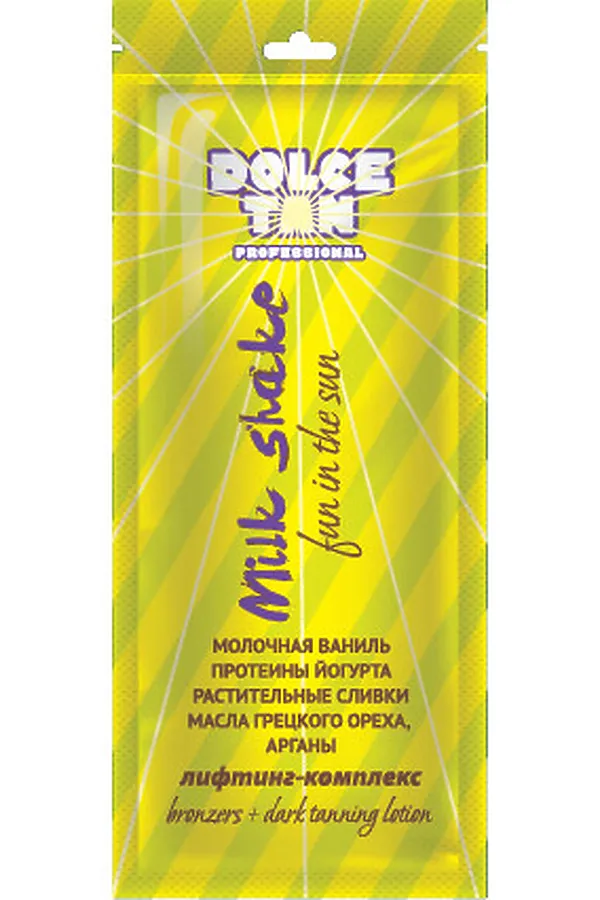 Dolce Tan Крем для загара «Milk shake», 15 мл KRISTALLER, желтый - фото 2