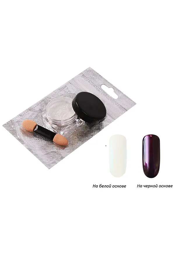Nail Art Втирка для ногтей «Зеркальный блеск», №2 KRISTALLER, №2 - фото 2
