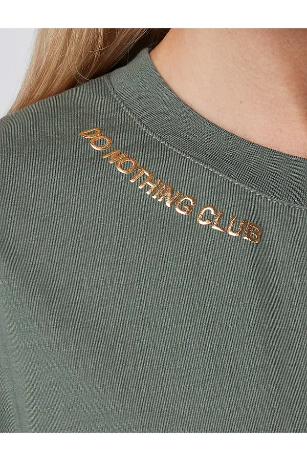 Футболка VILATTE WEAR, т.оливковый_do nothing club - фото 2