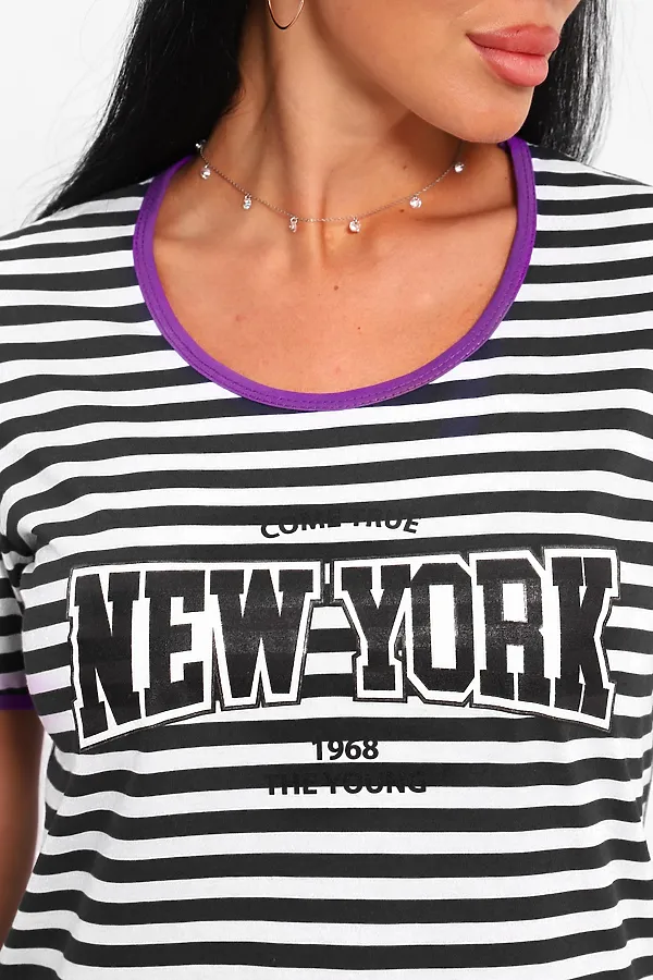 Туника 24415 New York НАТАЛИ, полоска - фото 2