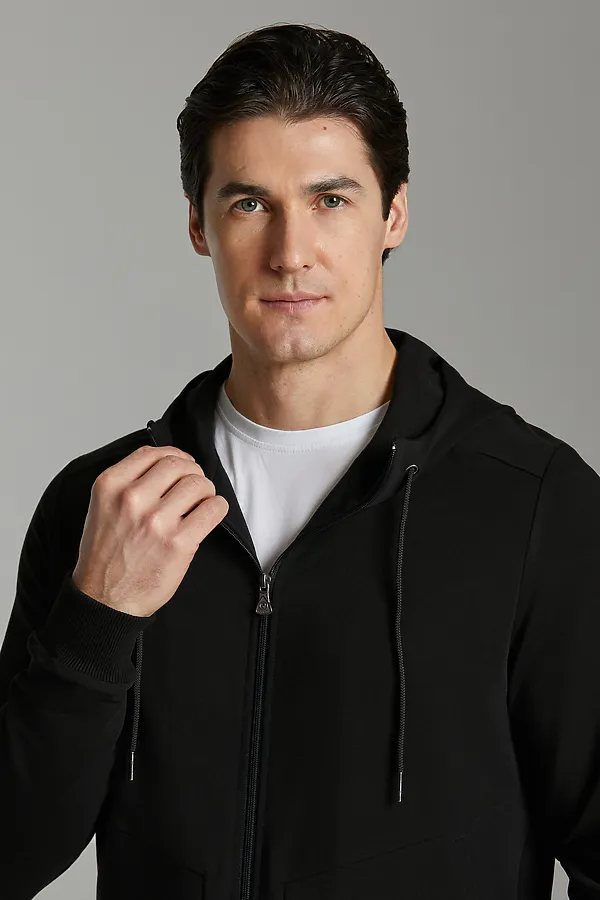 Костюм (Толстовка+Брюки) ADDIC-SPORT, черный - фото 2