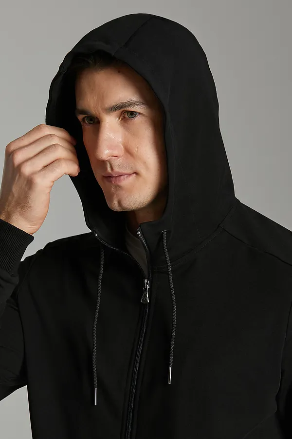 Костюм (Толстовка+Брюки) ADDIC-SPORT, черный - фото 2