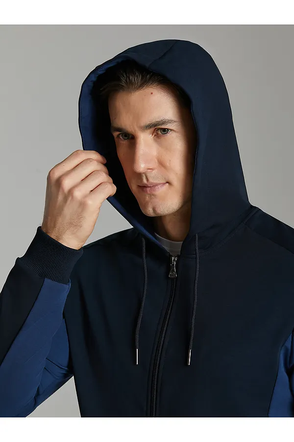 Костюм (Толстовка+Брюки) ADDIC-SPORT, темно-синий - фото 2
