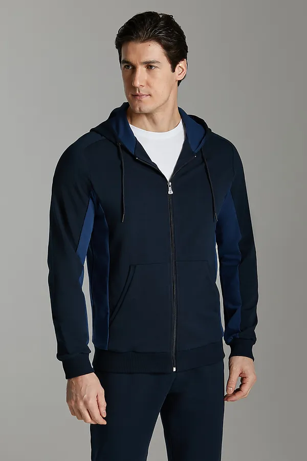 Костюм (Толстовка+Брюки) ADDIC-SPORT, темно-синий - фото 2