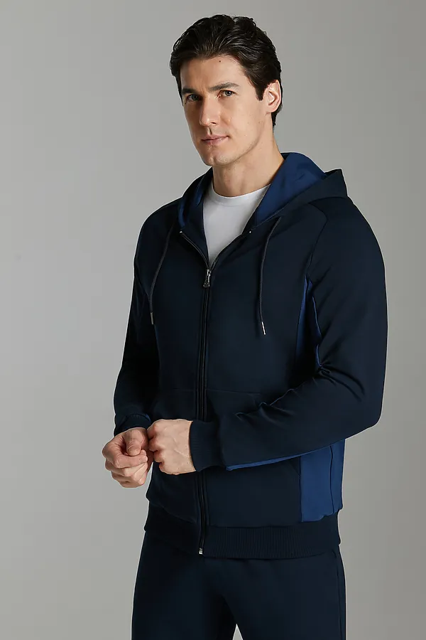 Костюм (Толстовка+Брюки) ADDIC-SPORT, темно-синий - фото 2