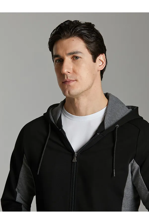 Костюм (Толстовка+Брюки) ADDIC-SPORT, черный - фото 2