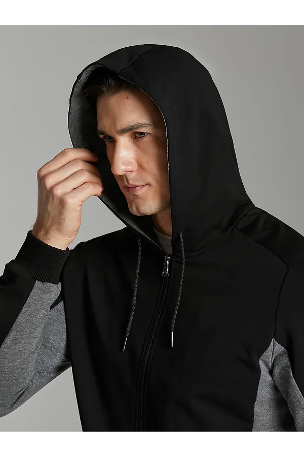 Костюм (Толстовка+Брюки) ADDIC-SPORT, черный - фото 2