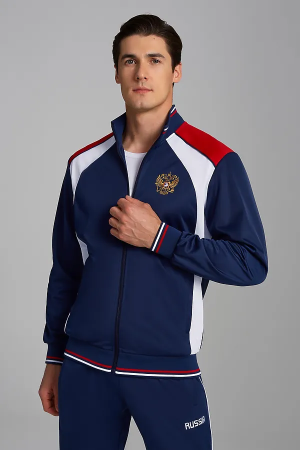 Костюм (Толстовка+Брюки) ADDIC-SPORT, темно-синий - фото 2