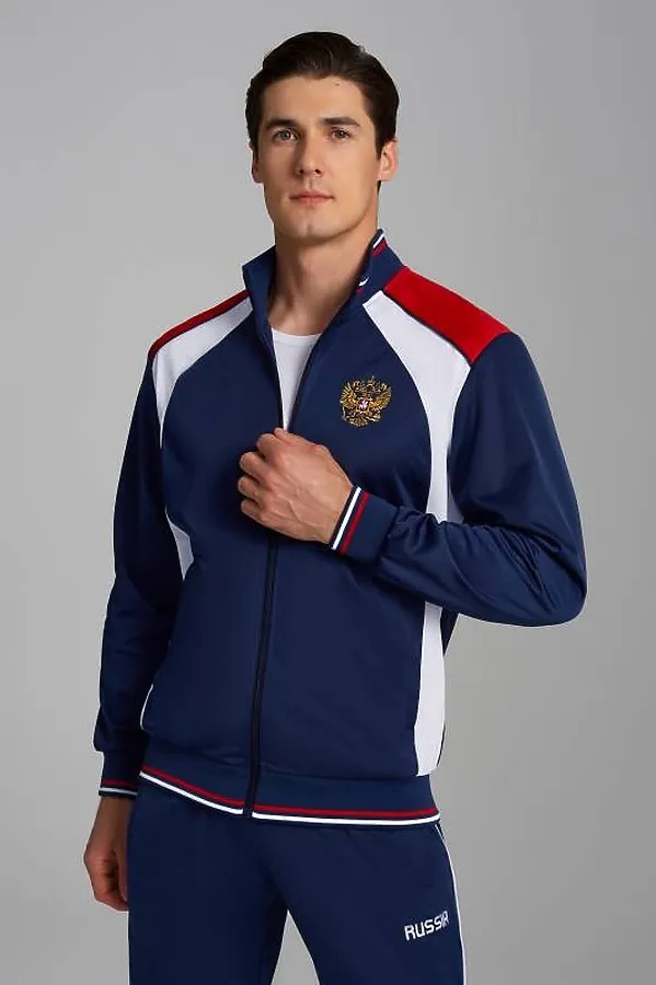 Костюм (Толстовка+Брюки) ADDIC-SPORT, темно-синий - фото 2