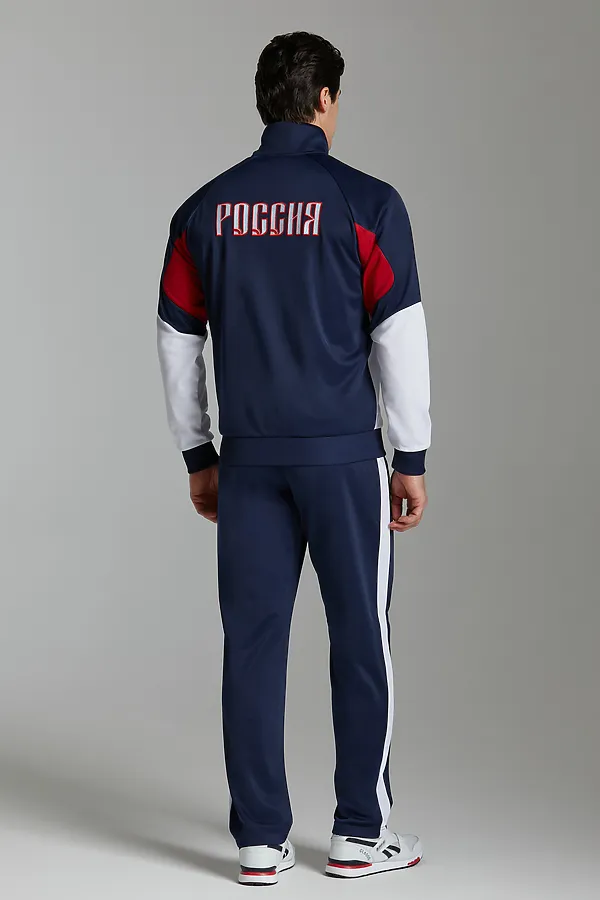 Костюм (Толстовка+Брюки) ADDIC-SPORT, темно-синий - фото 2