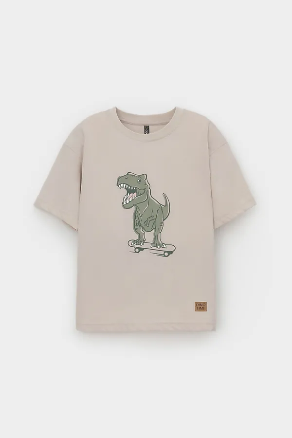 Футболка  CROCKID, бежевый - фото 2