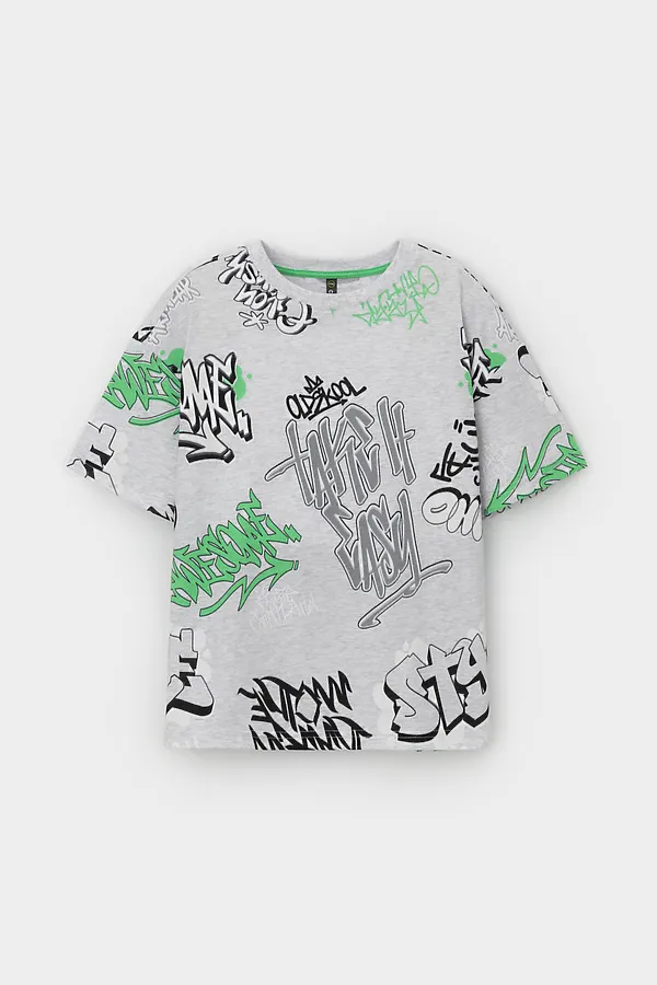 Футболка  CROCKID, св.серый - фото 2