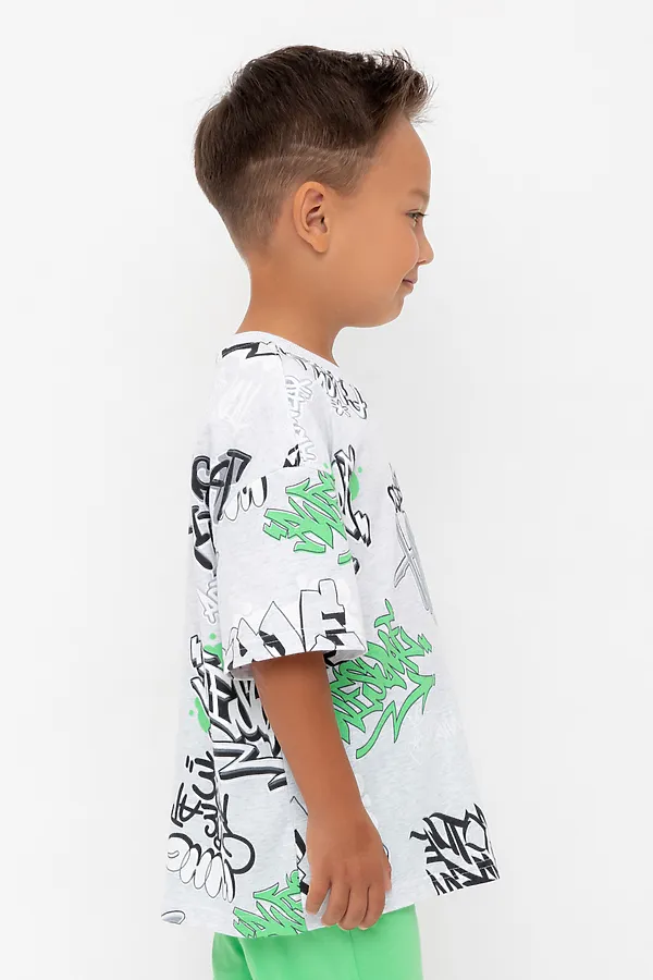 Футболка  CROCKID, св.серый - фото 2