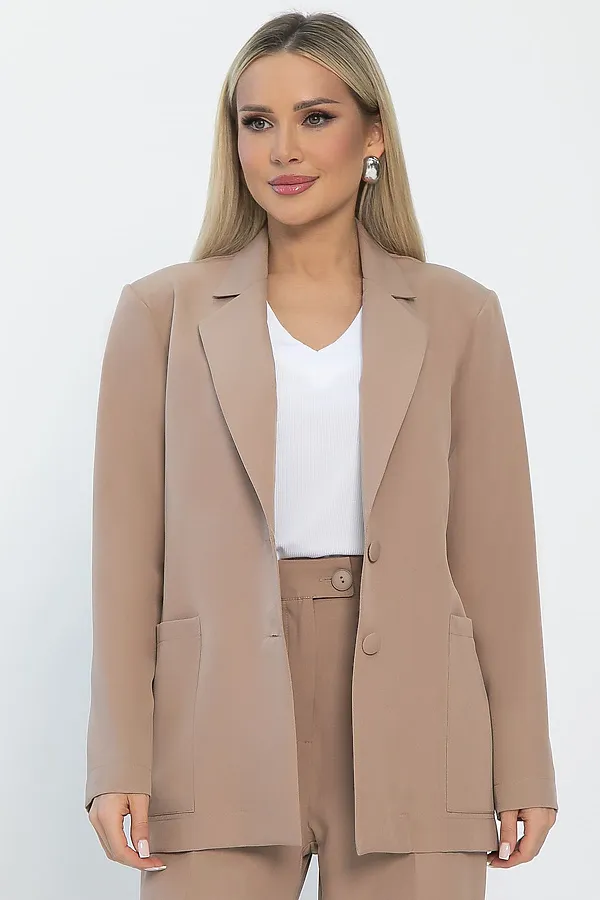 Пиджак LADY TAIGA, мокко - фото 2