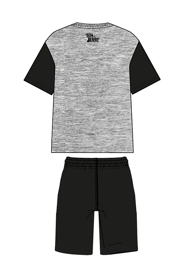 Комплект (Футболка+Шорты) PLAYTODAY, серый,черный,белый - фото 2