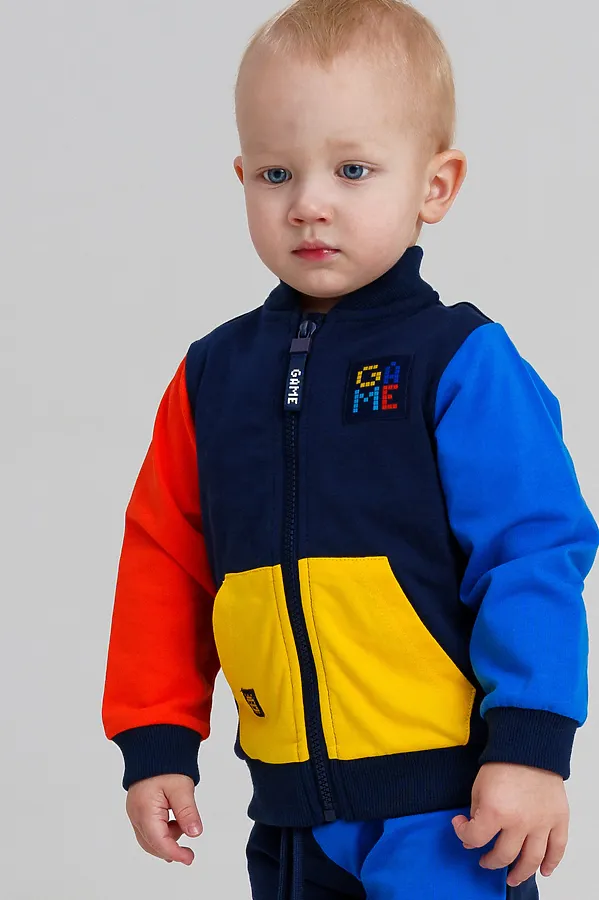 Толстовка PLAYTODAY, разноцветный - фото 2