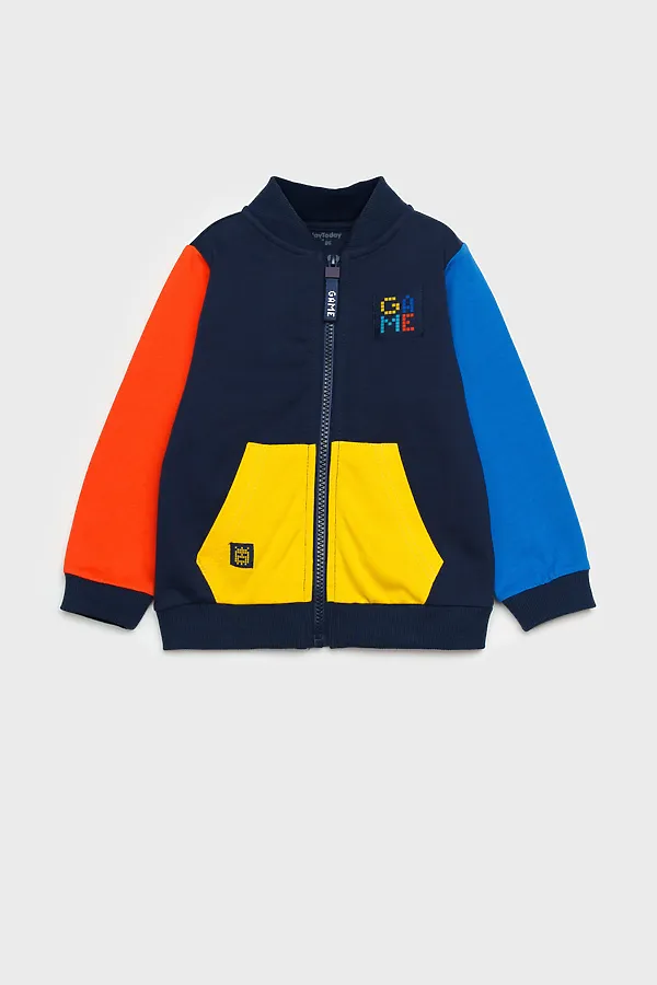 Толстовка PLAYTODAY, разноцветный - фото 2