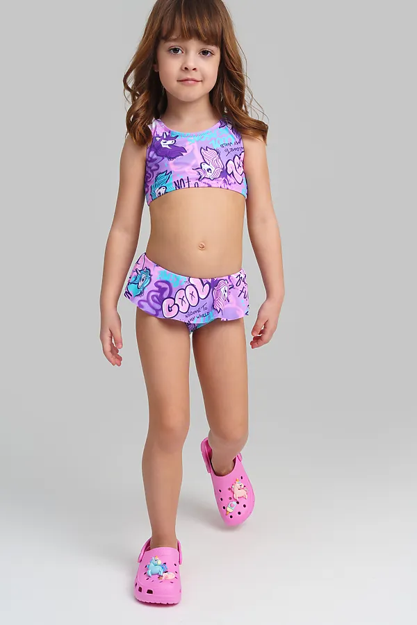 Сабо для девочек PLAYTODAY, розовый - фото 2