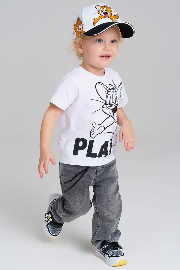 Кепка PLAYTODAY, белый,черный,коричневый - фото 2
