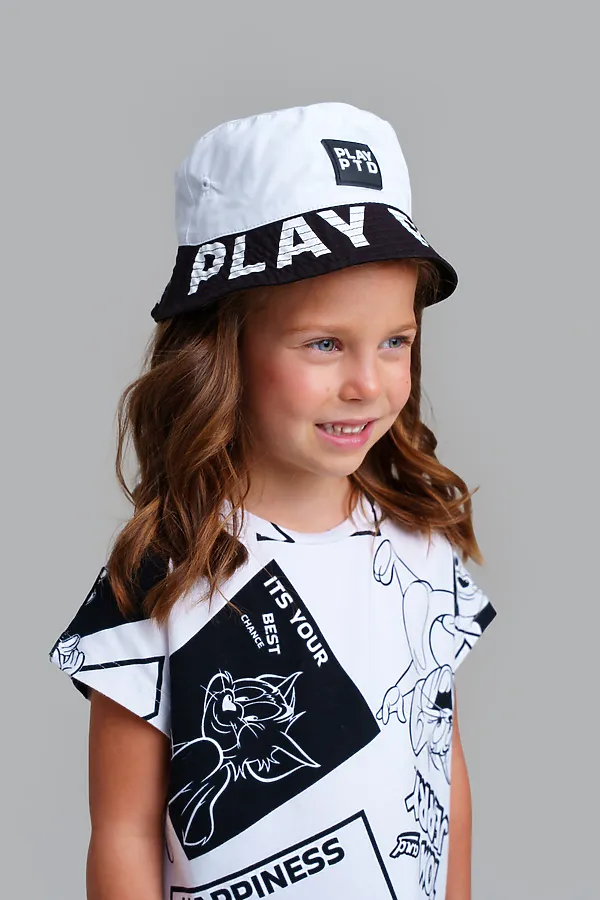 Панама PLAYTODAY, белый,черный - фото 2