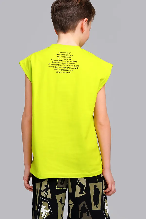 Футболка PLAYTODAY, светло-зеленый,черный - фото 2