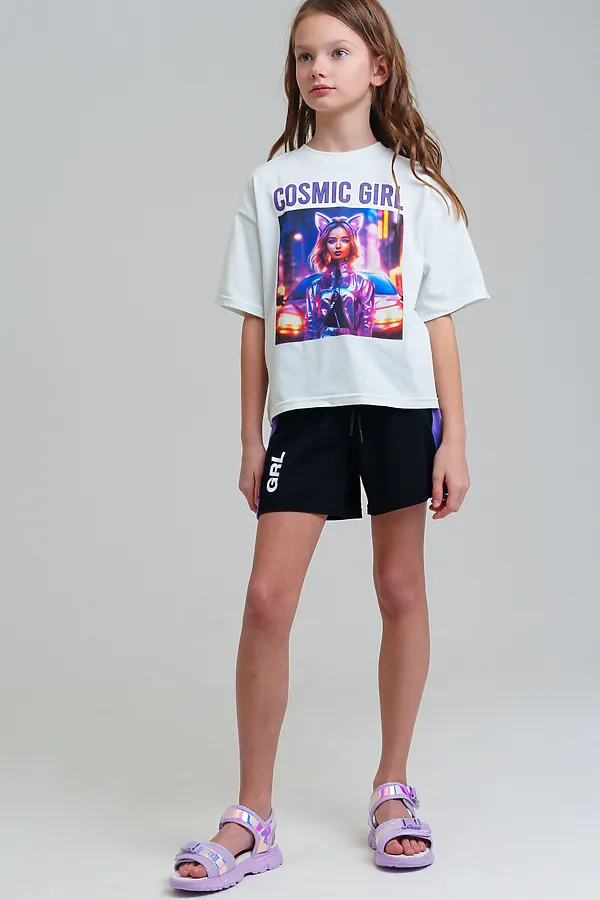 Сандалии для девочек PLAYTODAY, сиреневый - фото 2