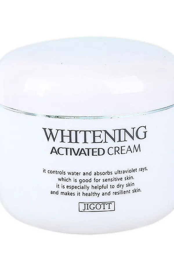 Jigott Уценка Антивозрастной крем для лица осветляющий / Whitening Activated Cream, 100 мл. KRISTALLER, белый - фото 2