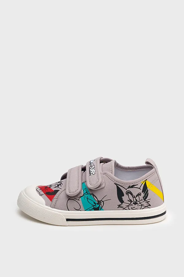 Полуботинки для мальчиков PLAYTODAY, светло-серый - фото 2