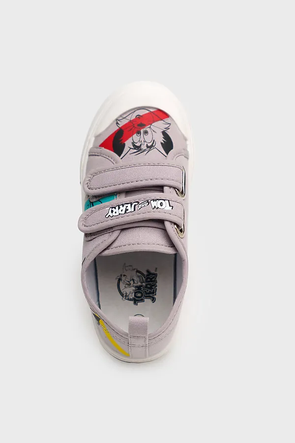 Полуботинки для мальчиков PLAYTODAY, светло-серый - фото 2